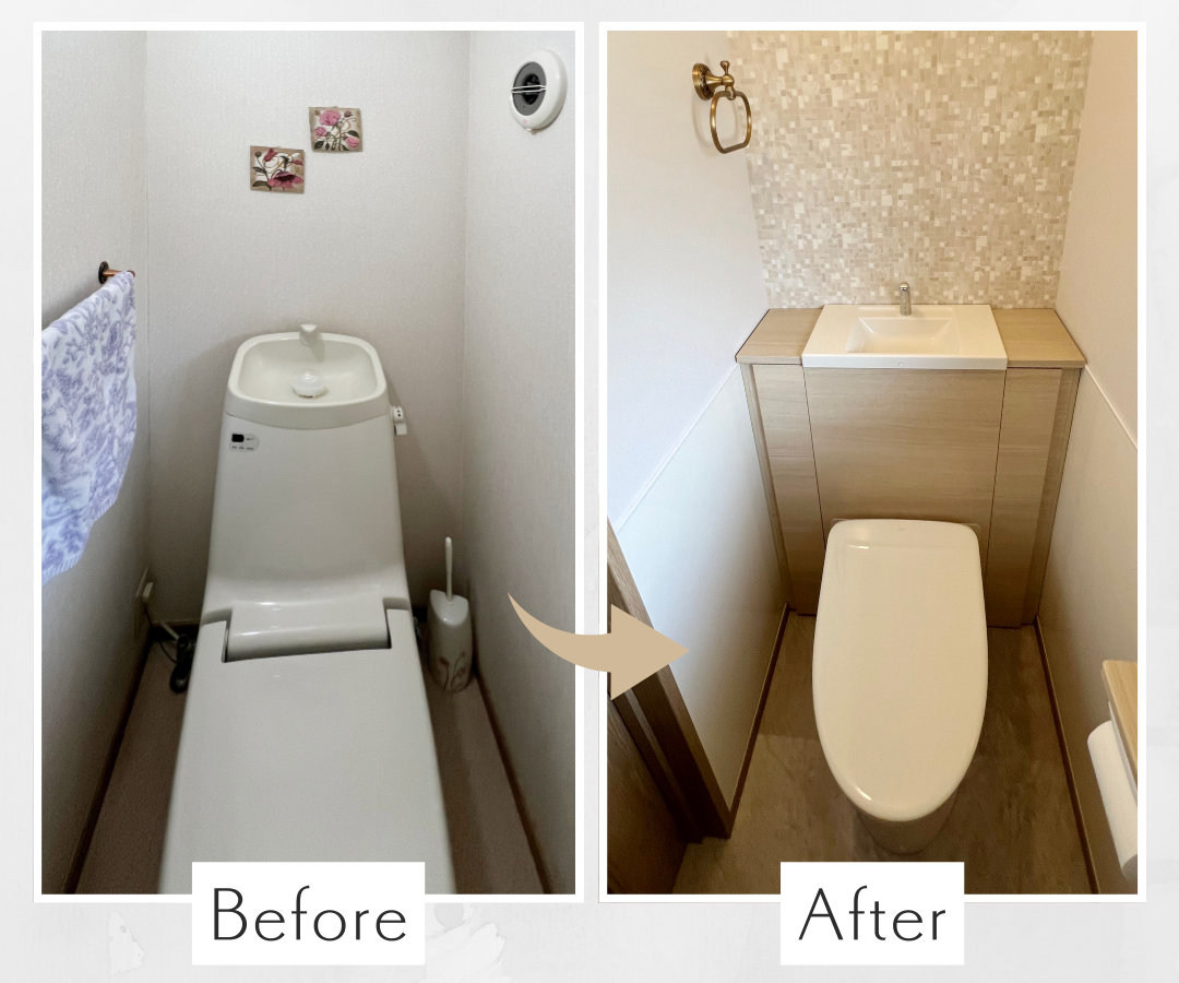 トイレビフォーアフター
TOTO レストパル