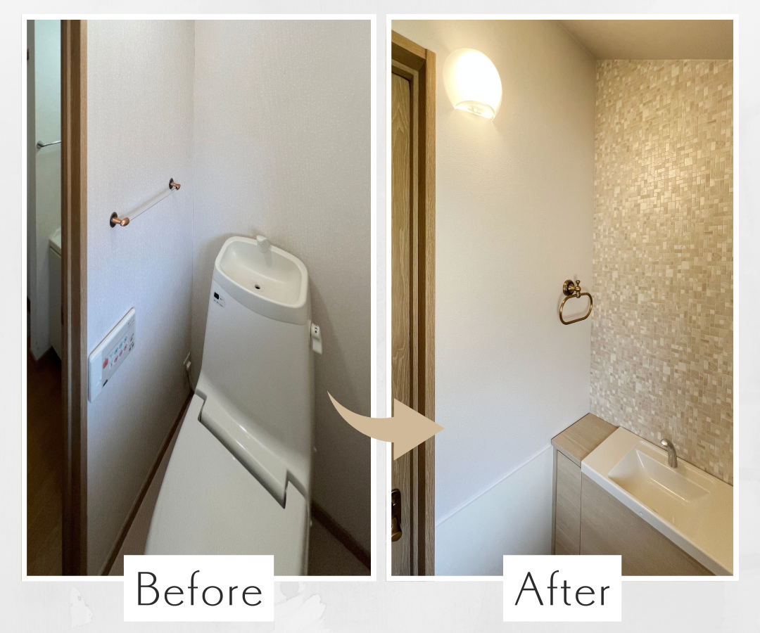 トイレビフォーアフター
TOTO レストパル
sangetsu FE76630