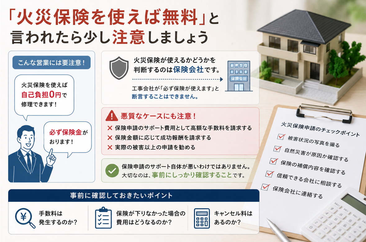 火災保険　注意喚起